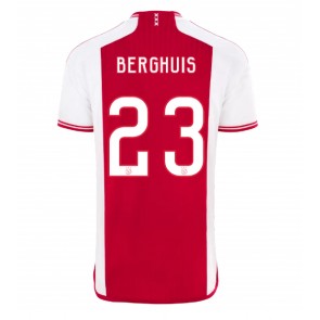 Maillot de foot Ajax Steven Berghuis #23 Domicile 2023-24 Manches Courte